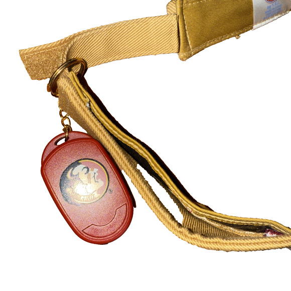Florida‎ State FSU Seminoles Visor Maroon Gold Adjustable Fight Song Key Chain - Picture 6 of 8